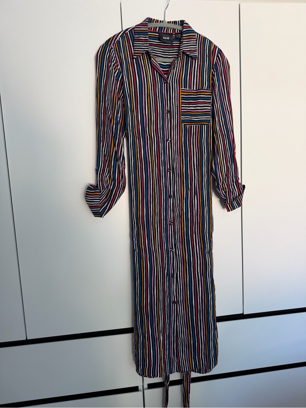 Maeve by Anthropologie Multicolor Striped Maxi Shirt Dress – Size US 6 - Picture 2 of 6